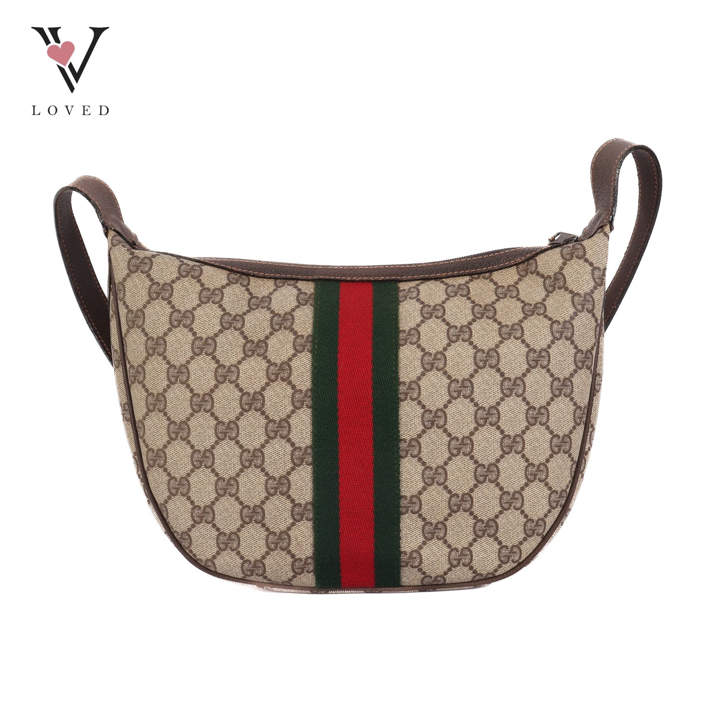 GG Supreme Web Sherry Line Shoulder Bag