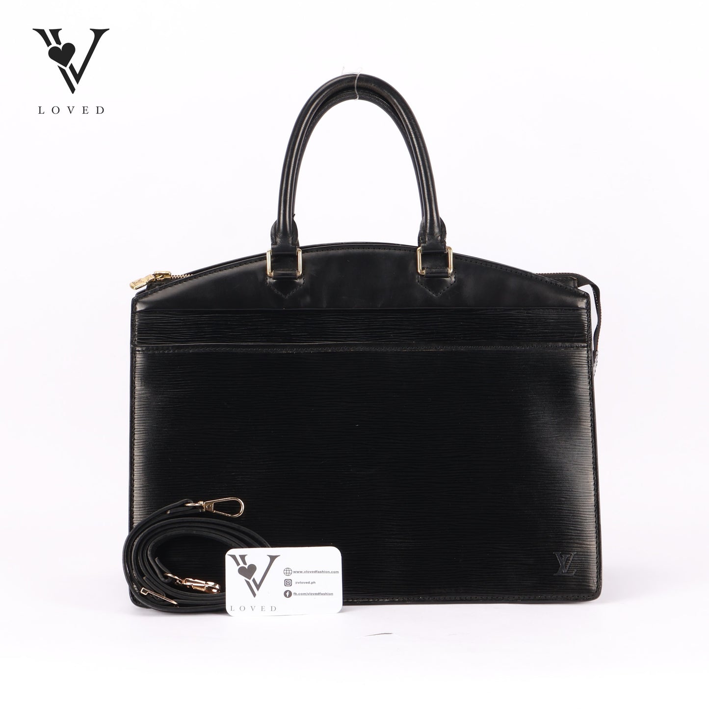 Riviera In Black Epi Leather