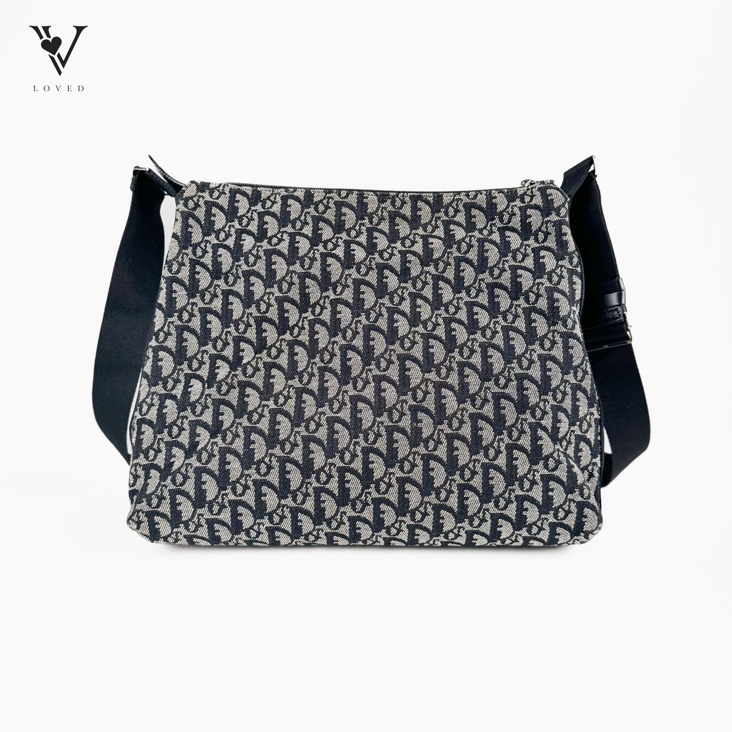 Black Dior Oblique Canvas Crossbody bag