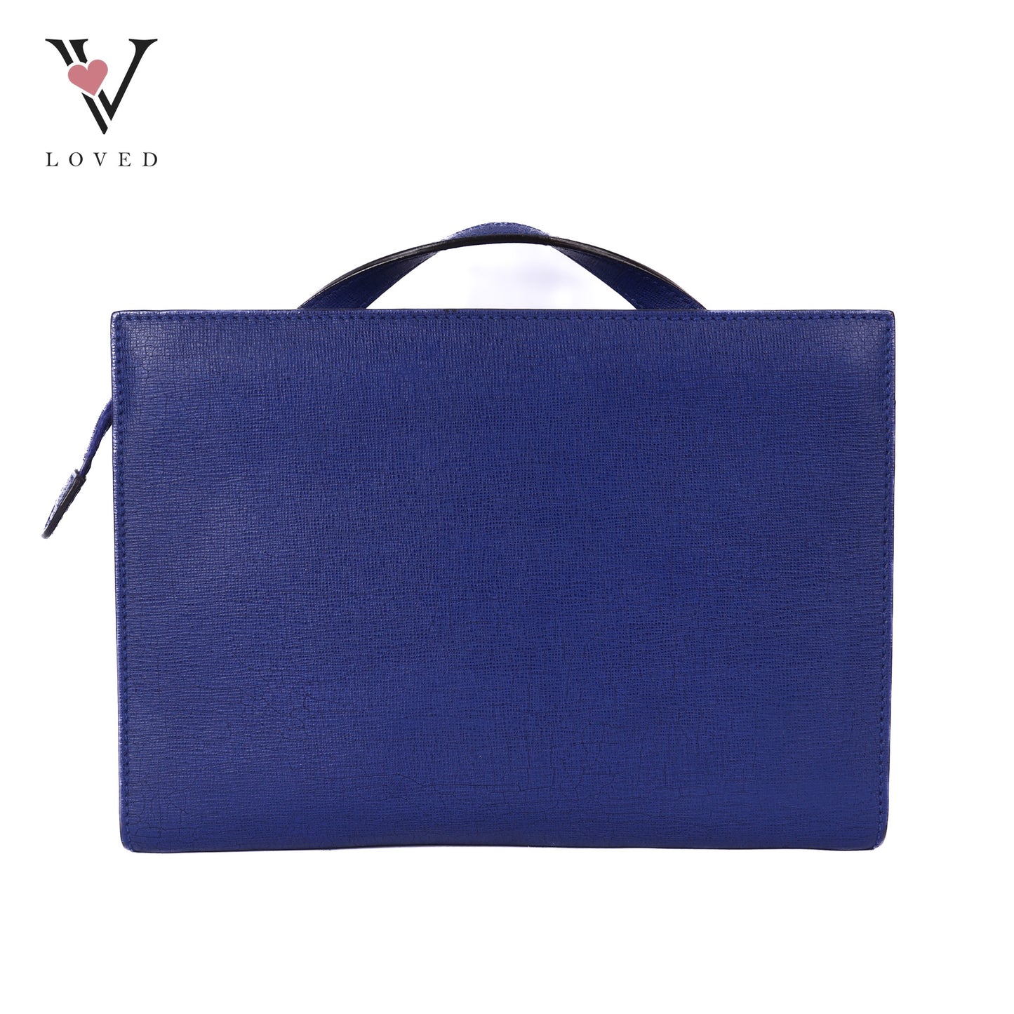 Demi Jour In Blue Saffiano Leather