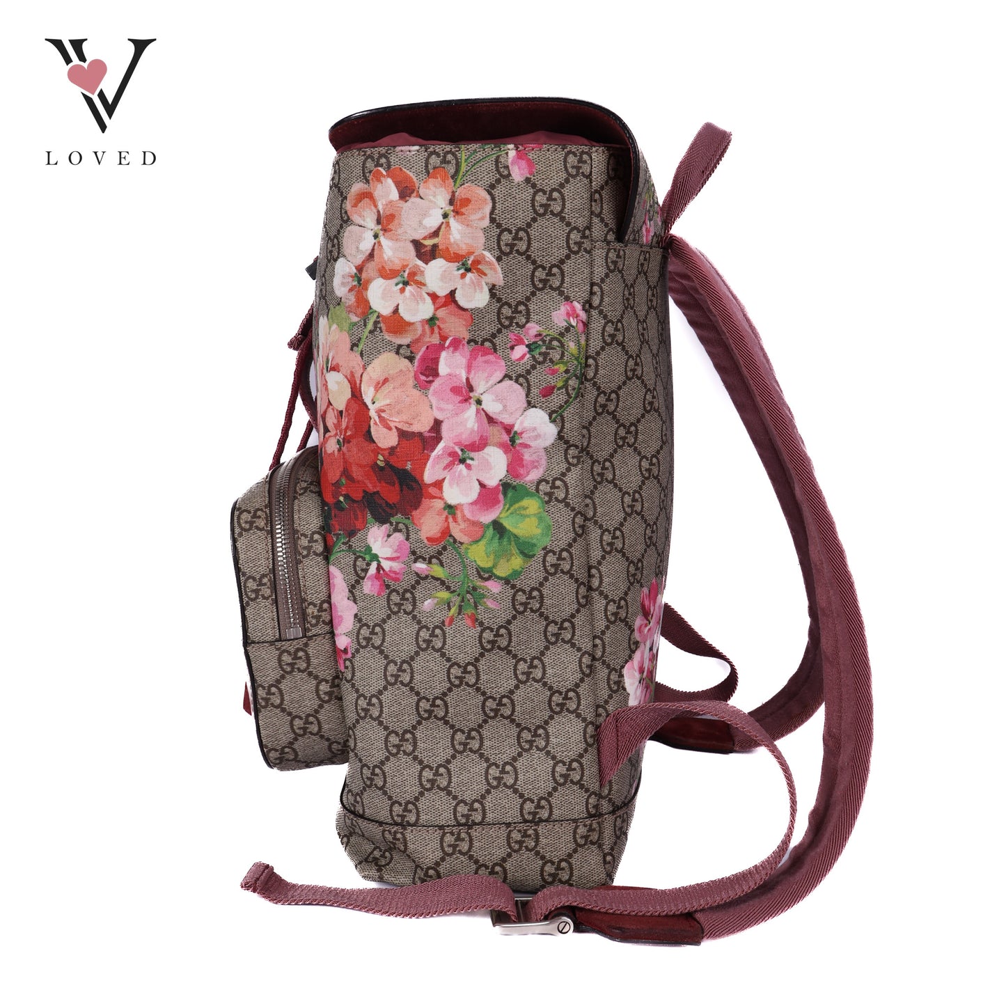GG Supreme Blooms In Beige Backpack