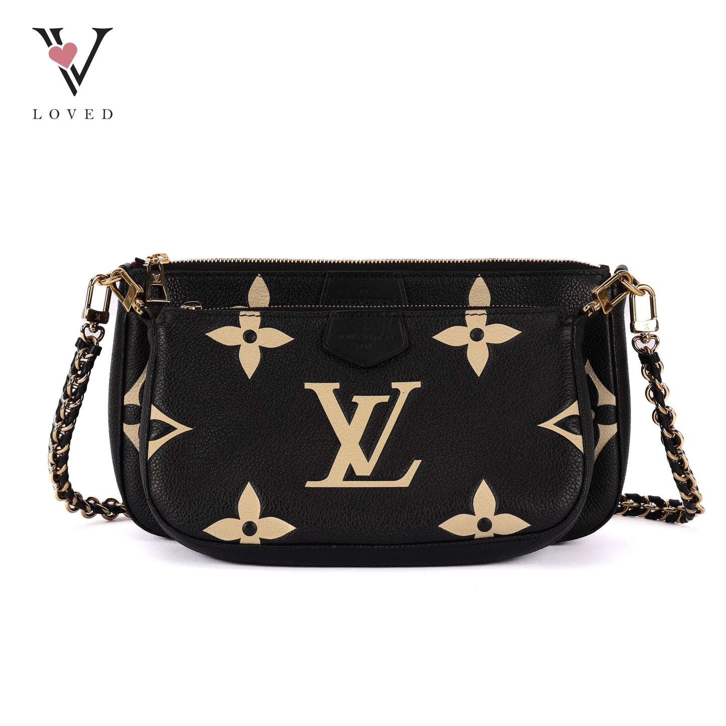 Multi Pochette Accessoires In Black Monogram Empriente Leather