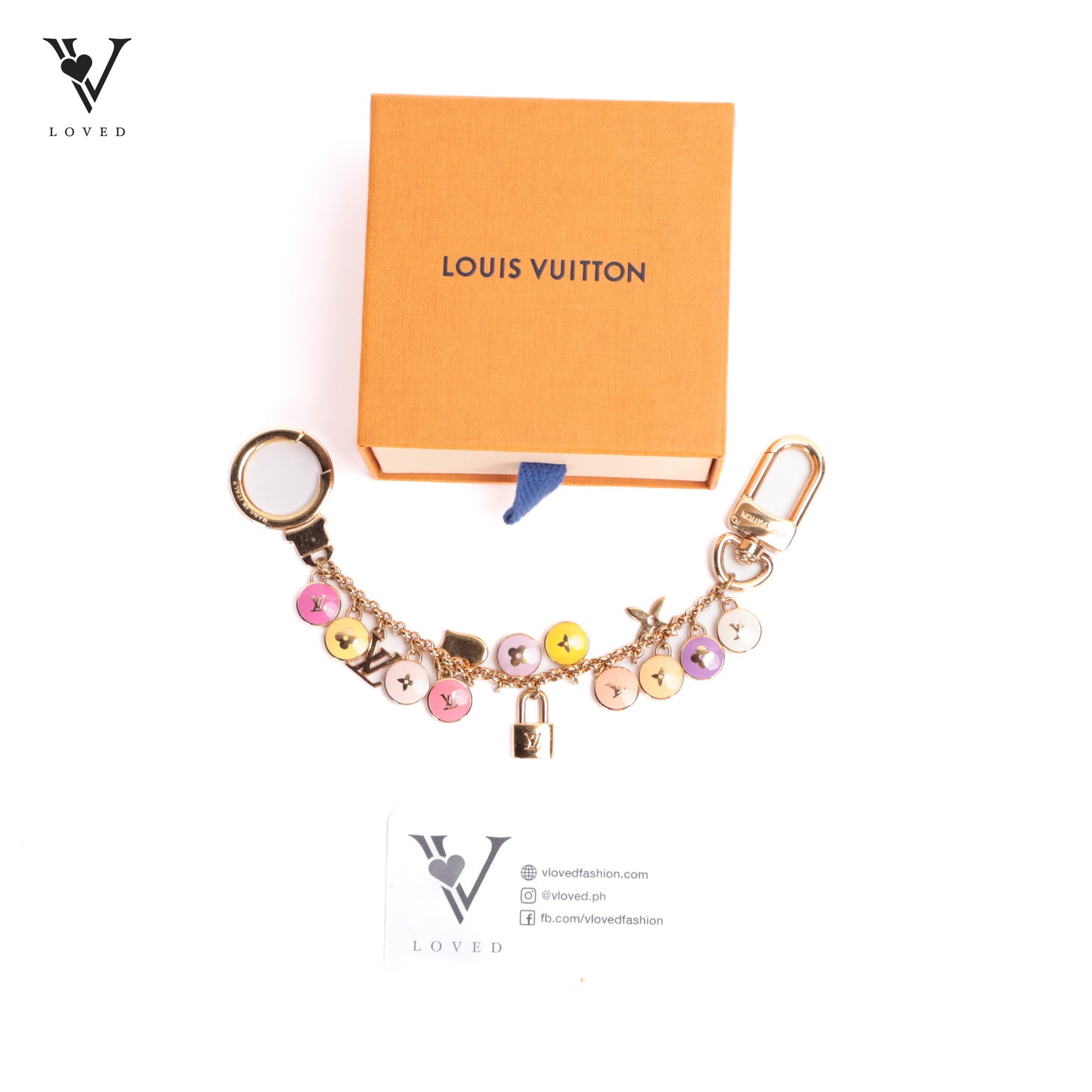 Pastilles Key Chain Multicolor Bag Charm