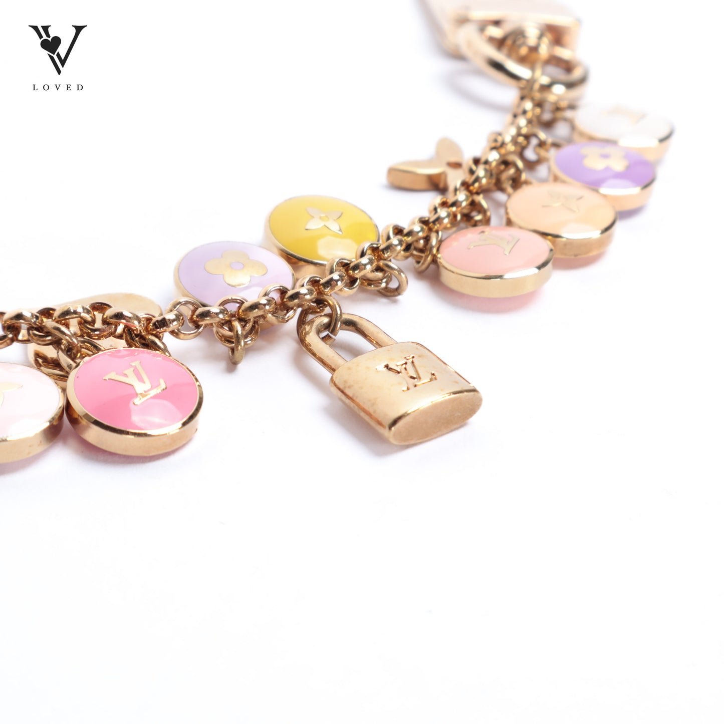 Pastilles Key Chain Multicolor Bag Charm