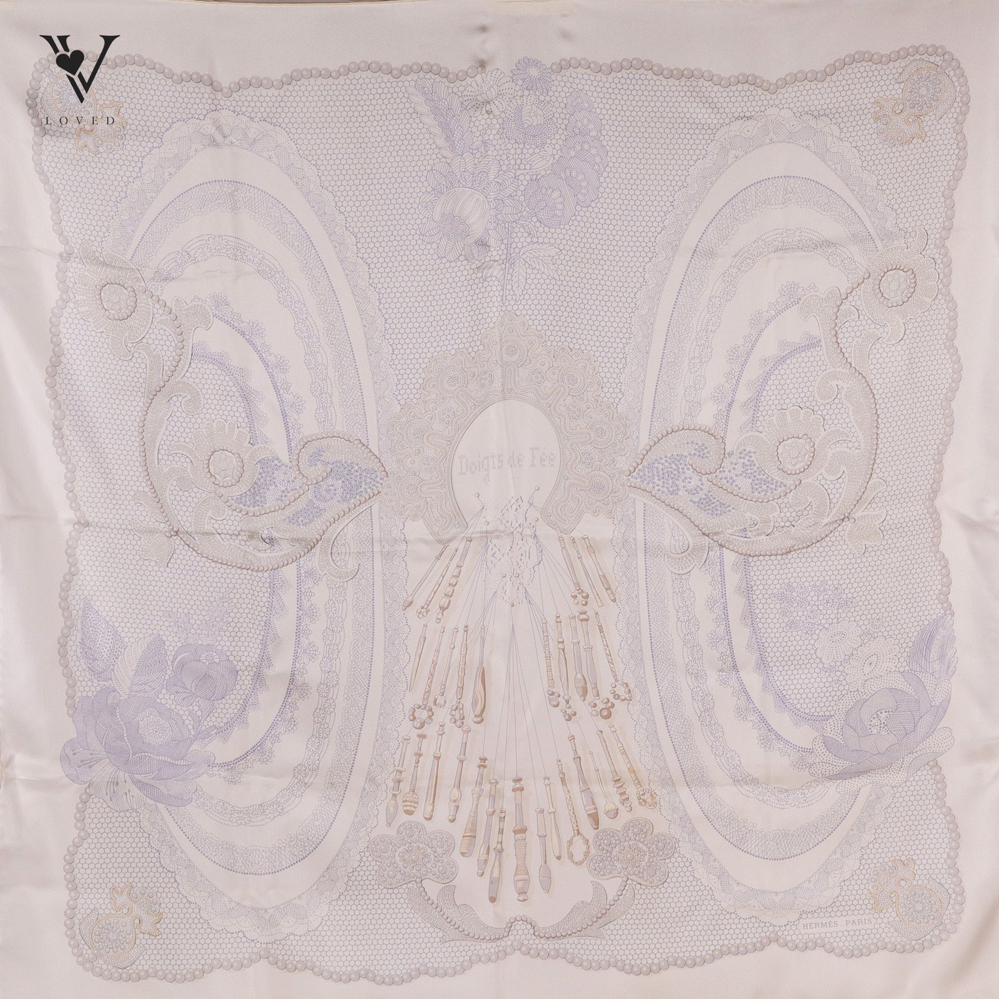 Doigts de Fee by Caty Latham Silk Scarf