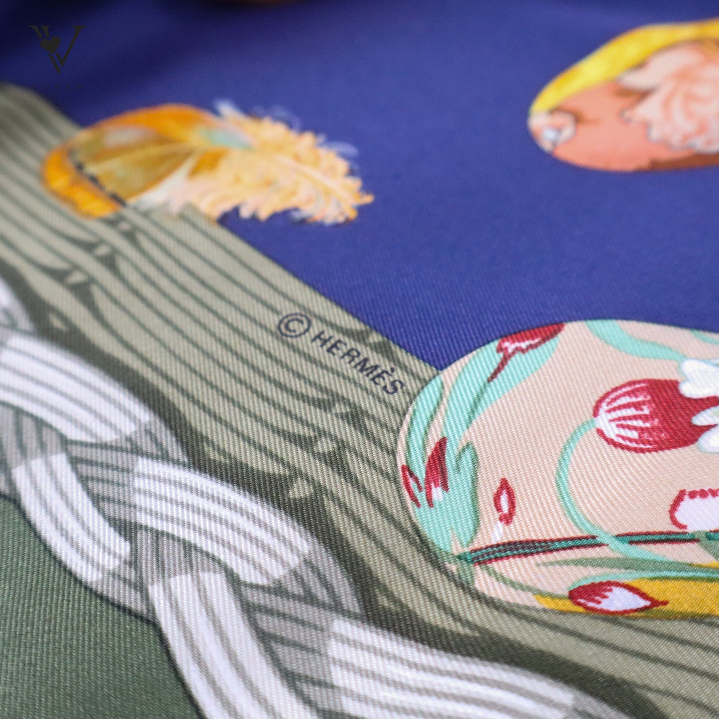 "Couvee d'Hermes" by Caty Latham Silk Scarf