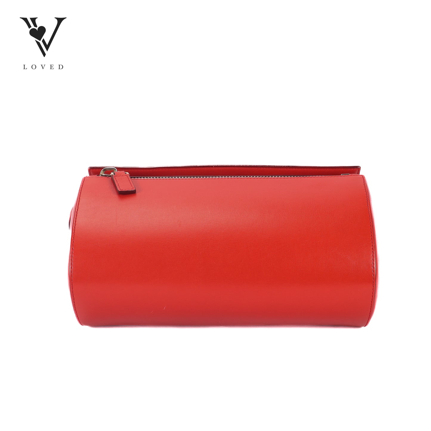 Pandora Box In Red Leather Shoulder Bag