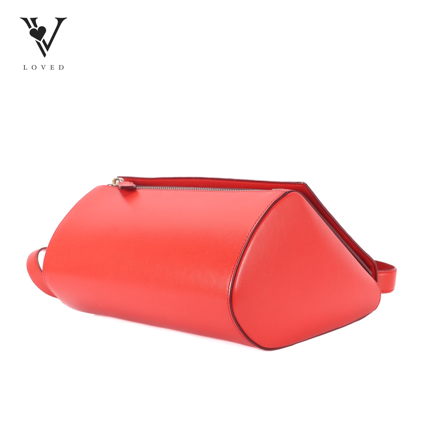 Pandora Box In Red Leather Shoulder Bag