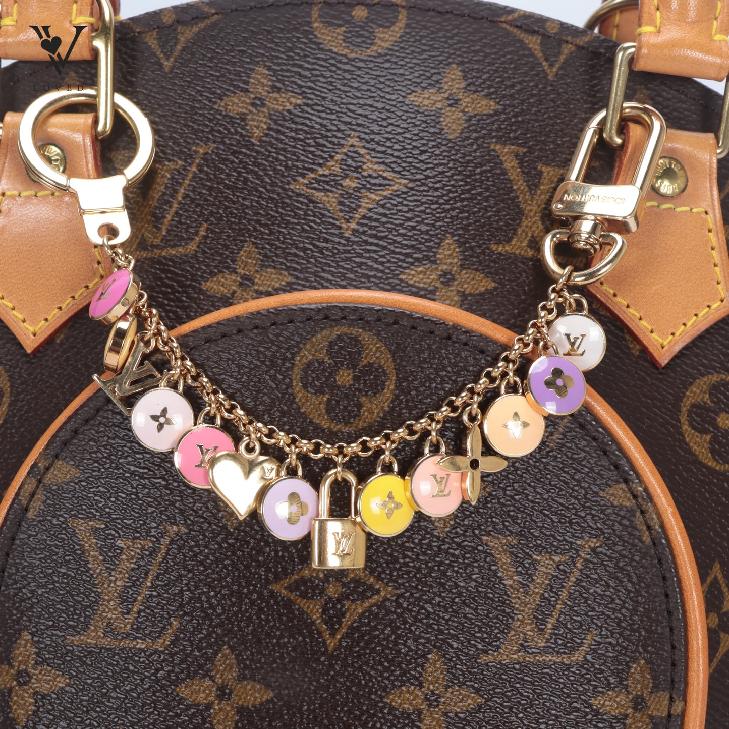 Pastilles Key Chain Multicolor Bag Charm