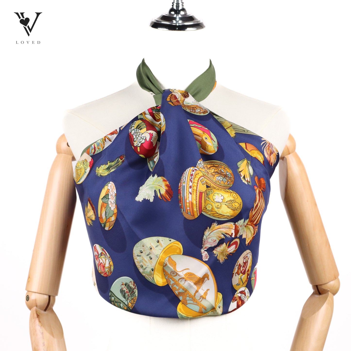 "Couvee d'Hermes" by Caty Latham Silk Scarf