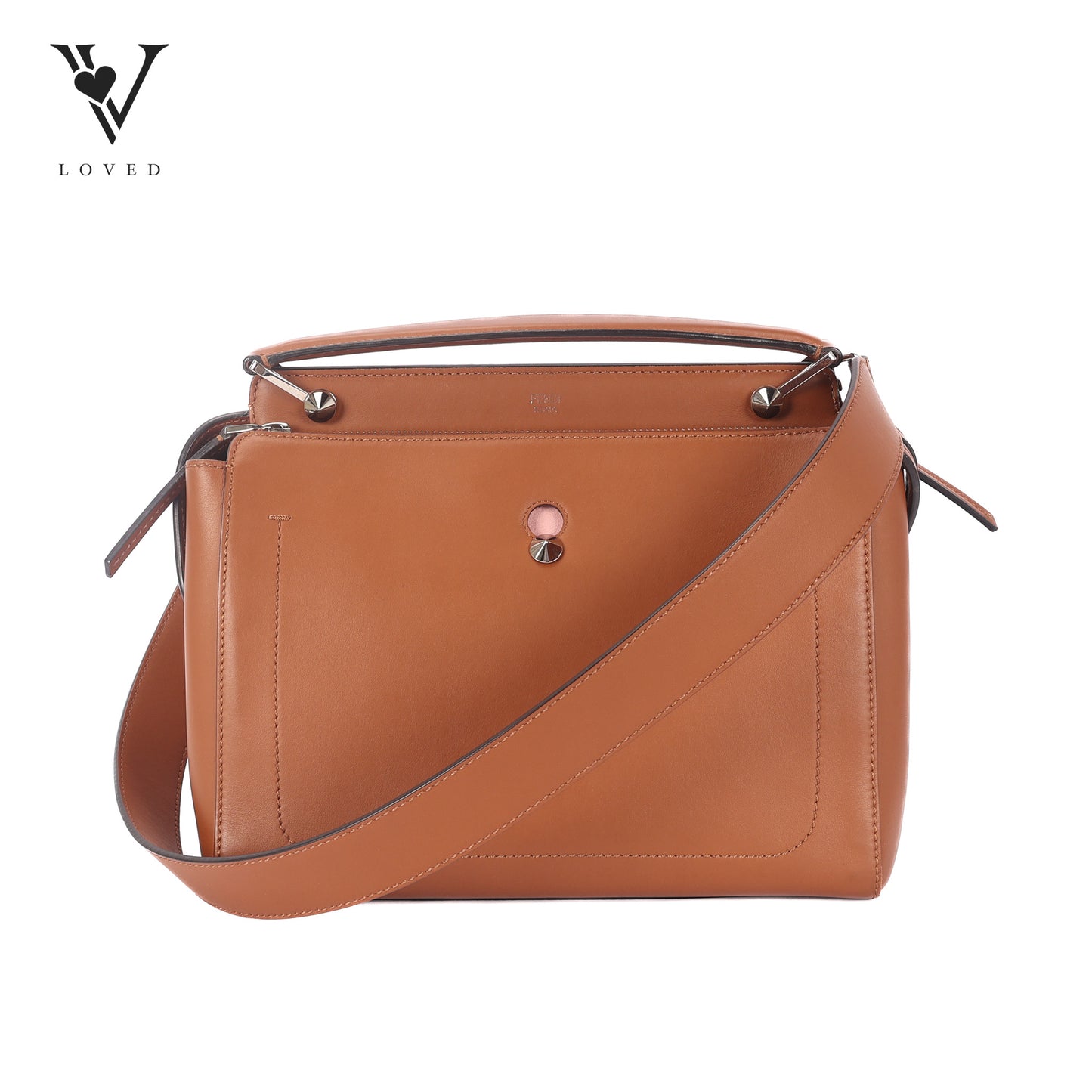 Vitello Baltico Dolce DotCom Satchel Corteccia Bubblegum