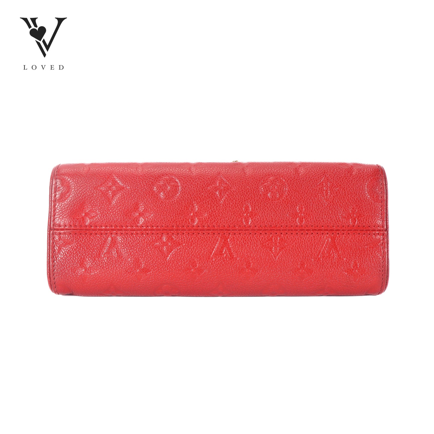 Saint Sulpice Scarlet Monogram Empriente Leather PM Bag