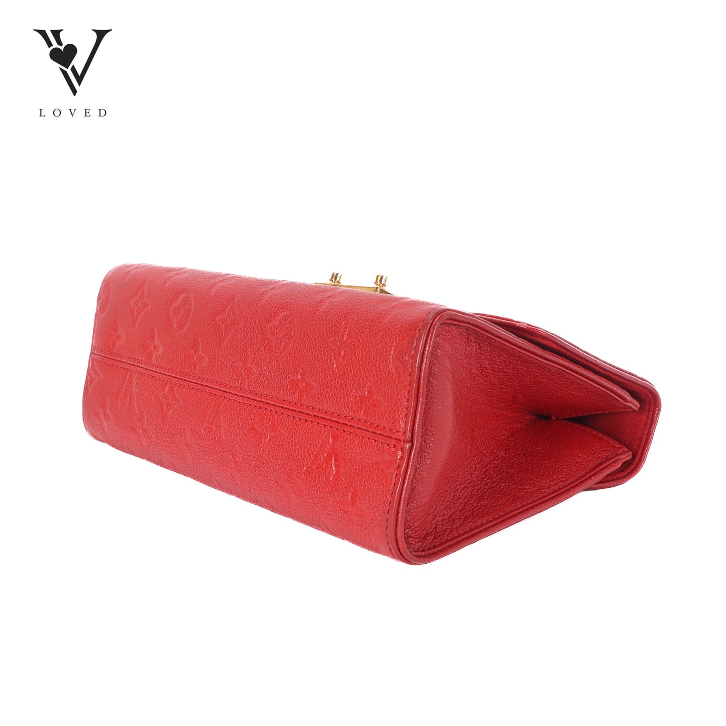 Saint Sulpice Scarlet Monogram Empriente Leather PM Bag