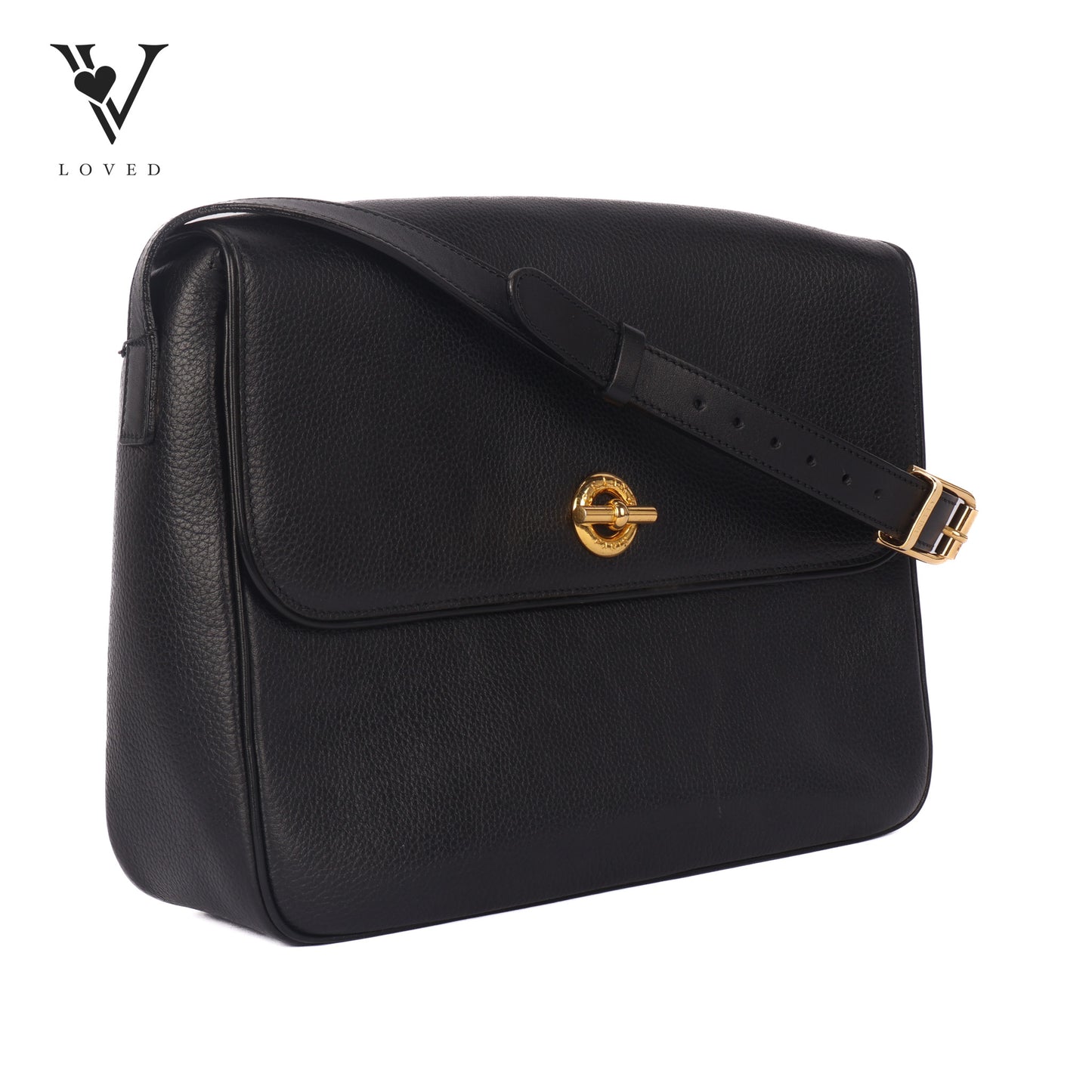 Shoulder Bag In Black Leather