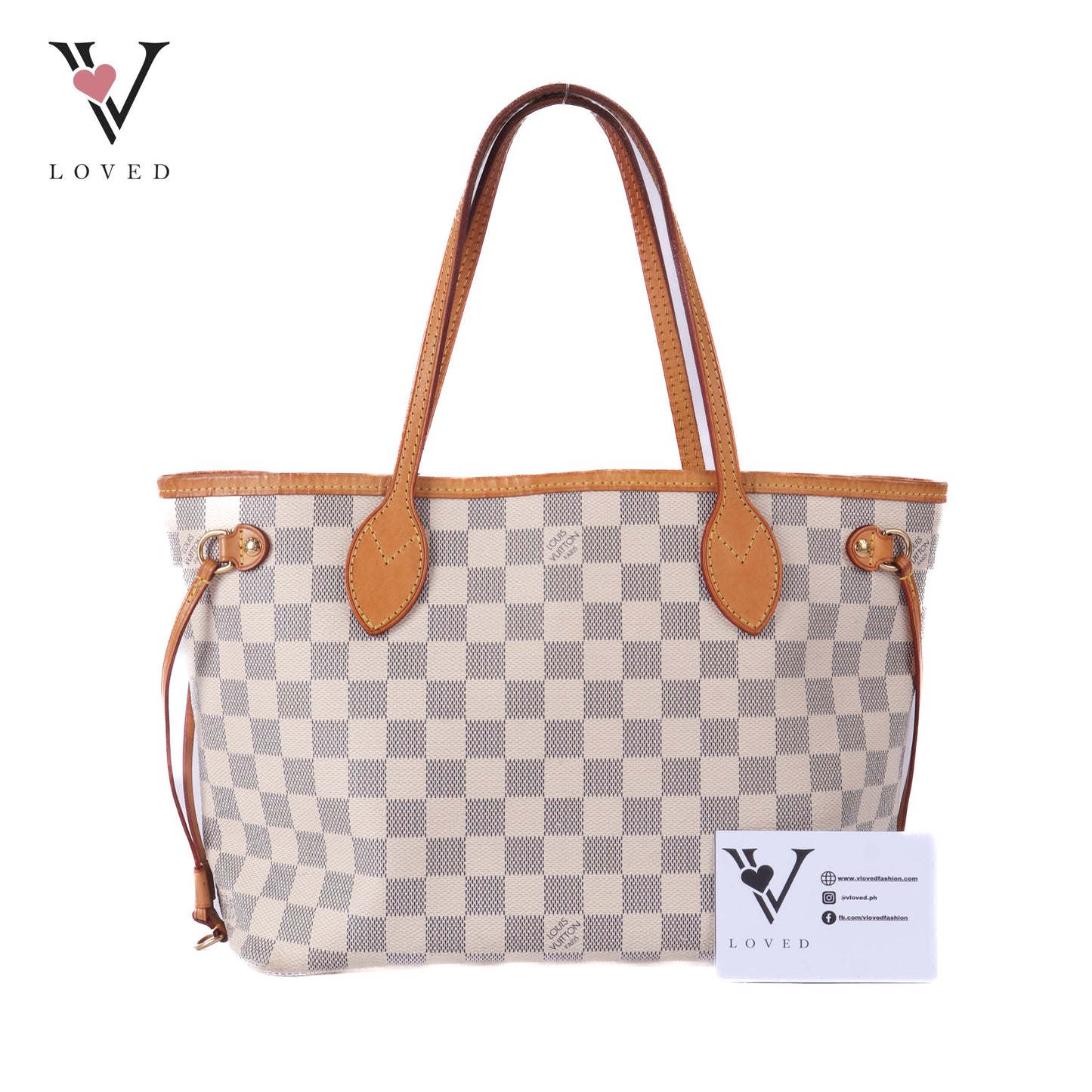 Neverfull PM In Damier Azur Canvas