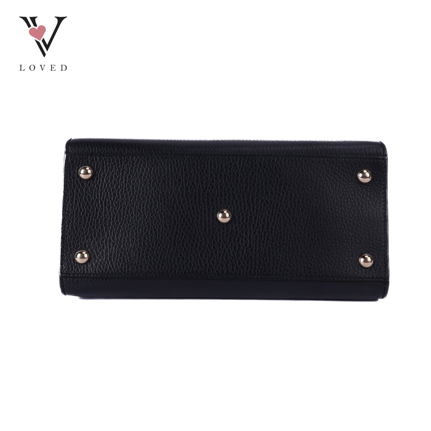 Soho Interlocking Black Handbag
