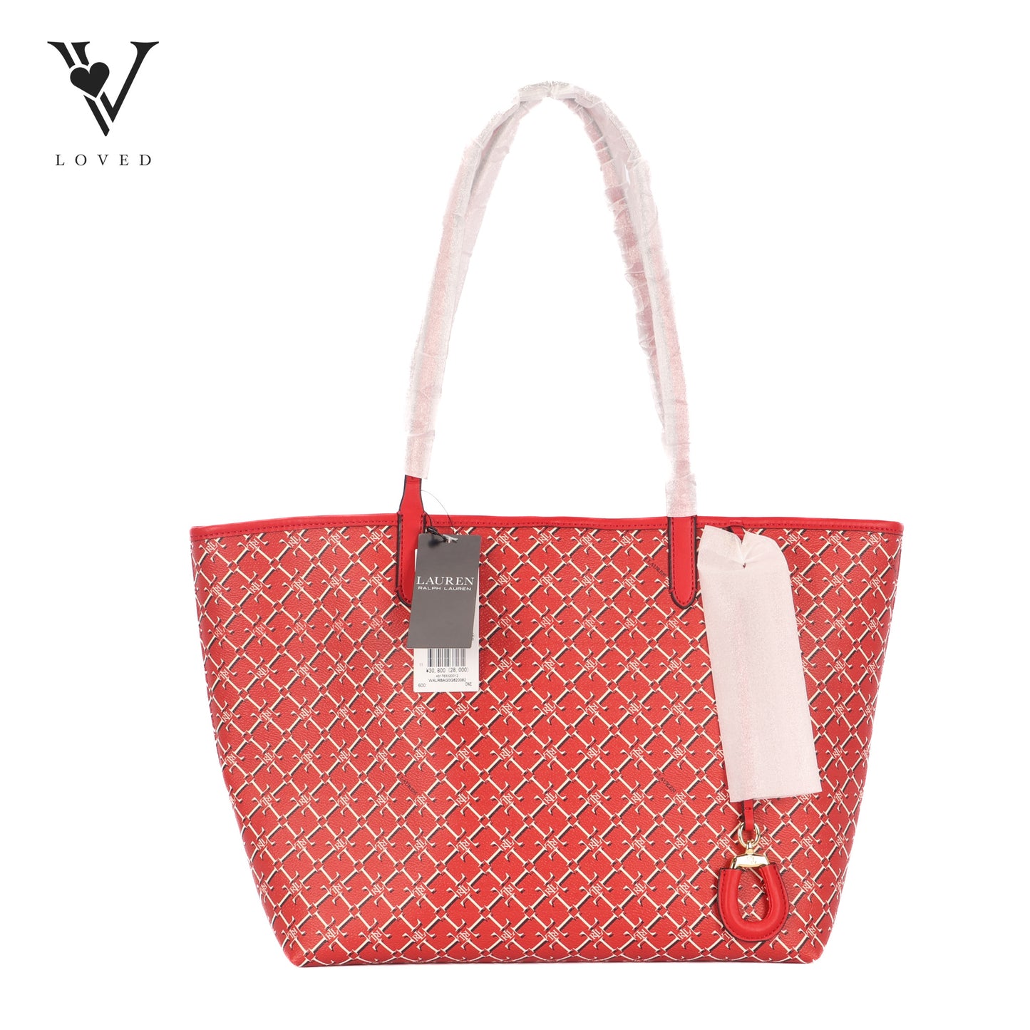 Collins Logo Print Tote Bag