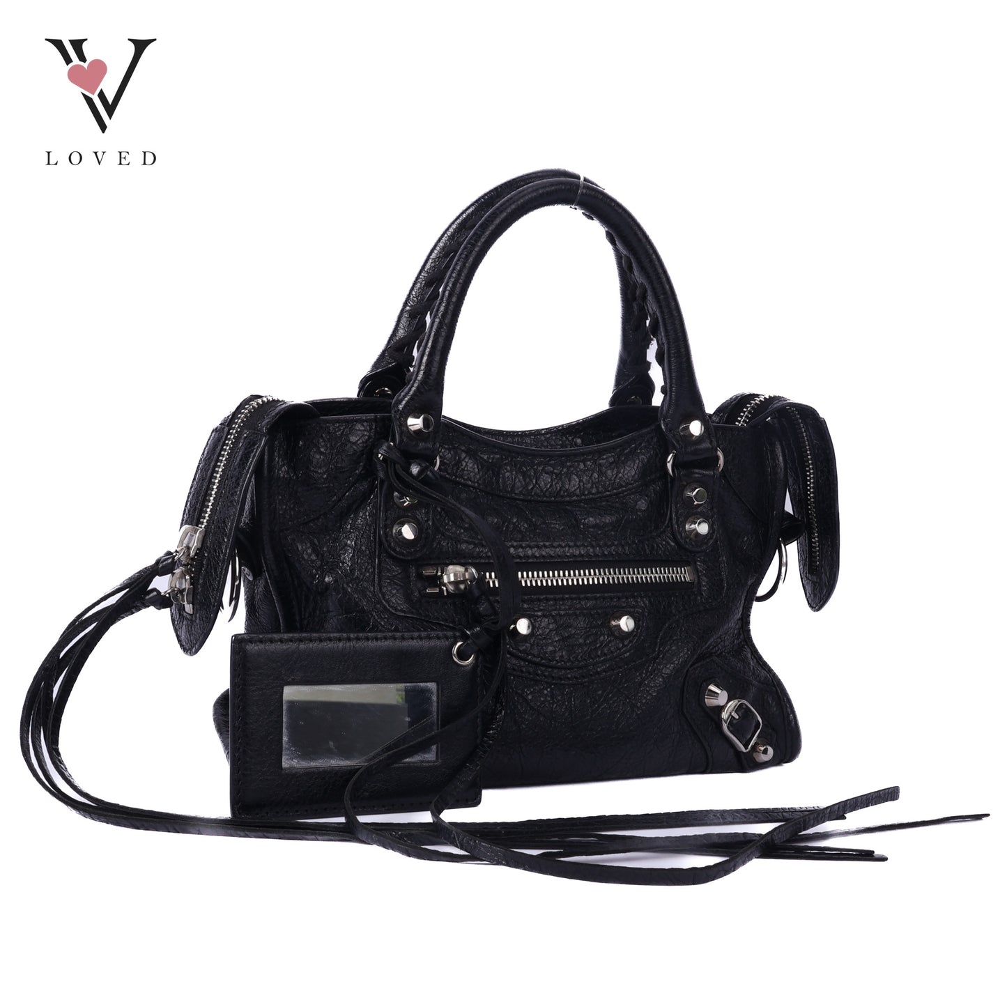 Classic Mini City Bag In Lambskin Leather