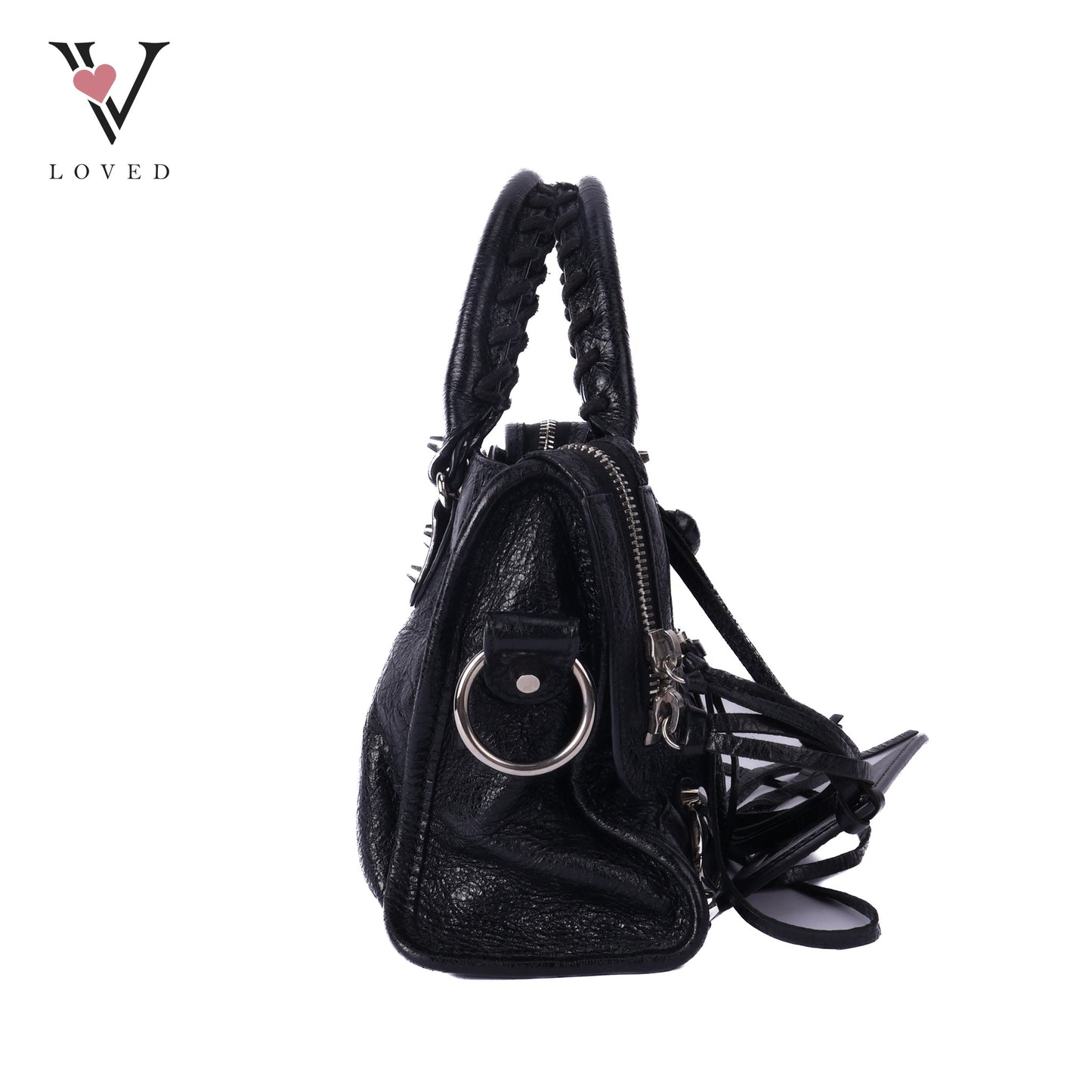 Classic Mini City Bag In Lambskin Leather