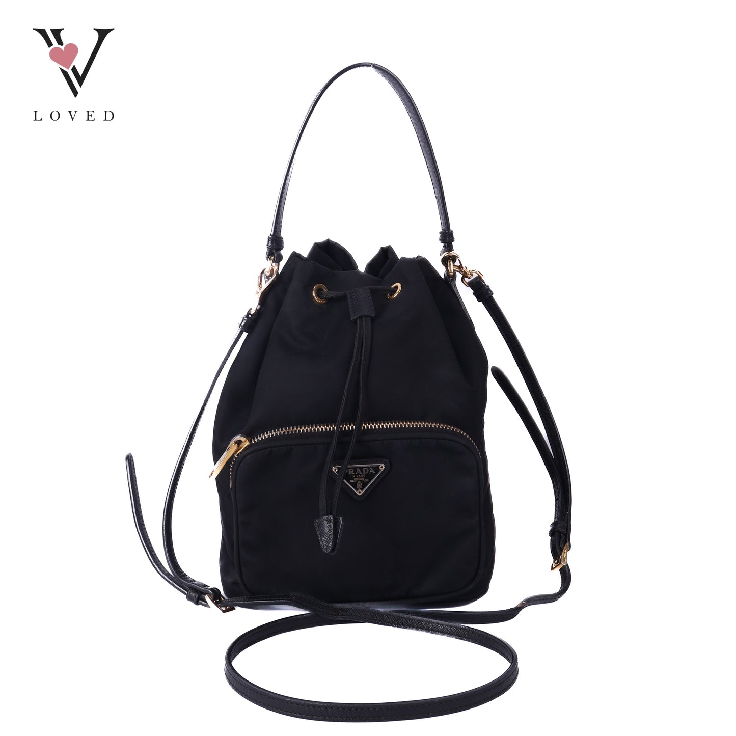 Re-nylon Drawstring Bucket Bag