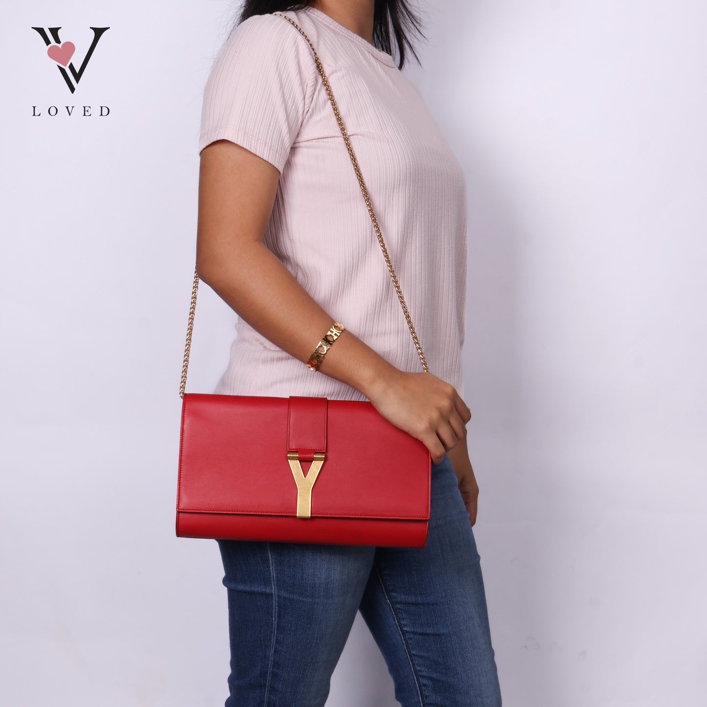 Y Ligne Clutch Red