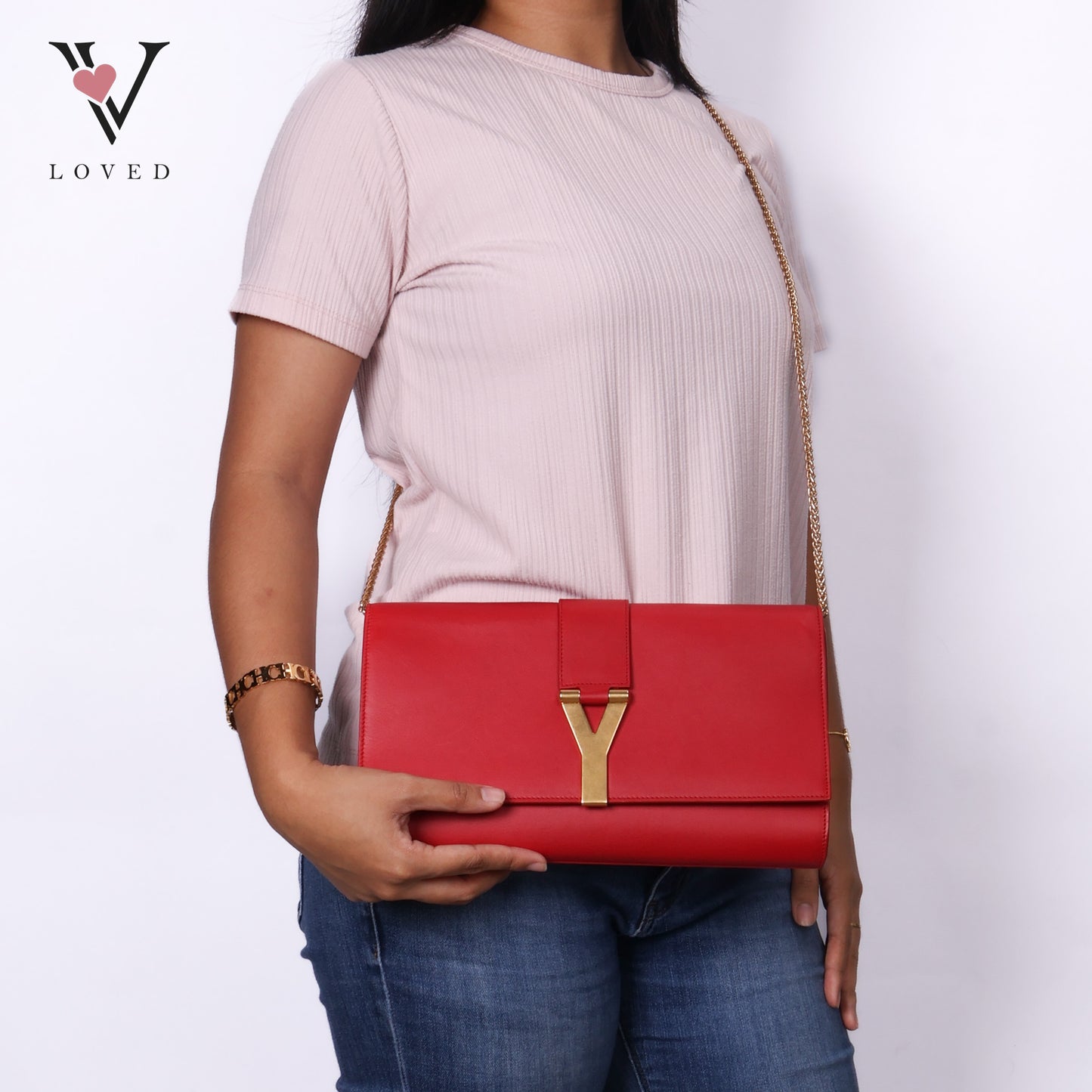 Y Ligne Clutch Red