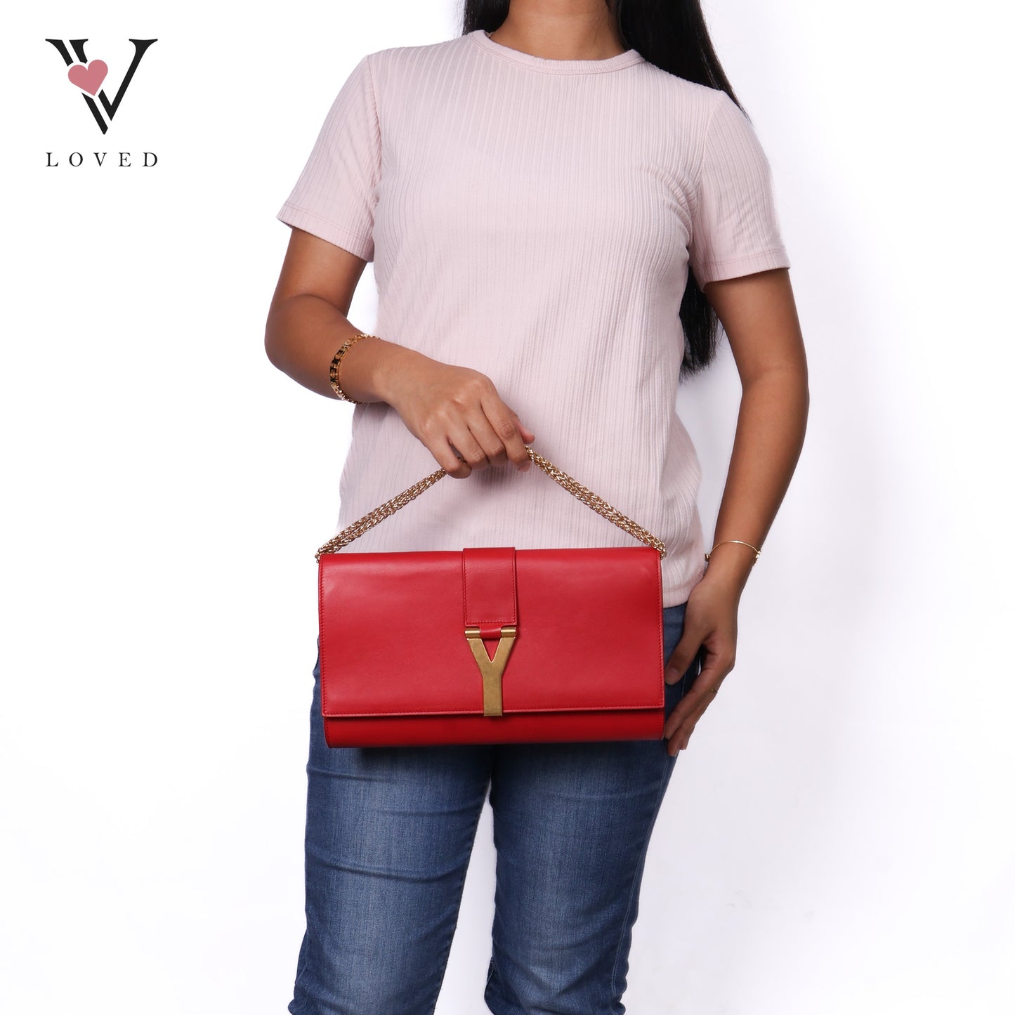 Y Ligne Clutch Red