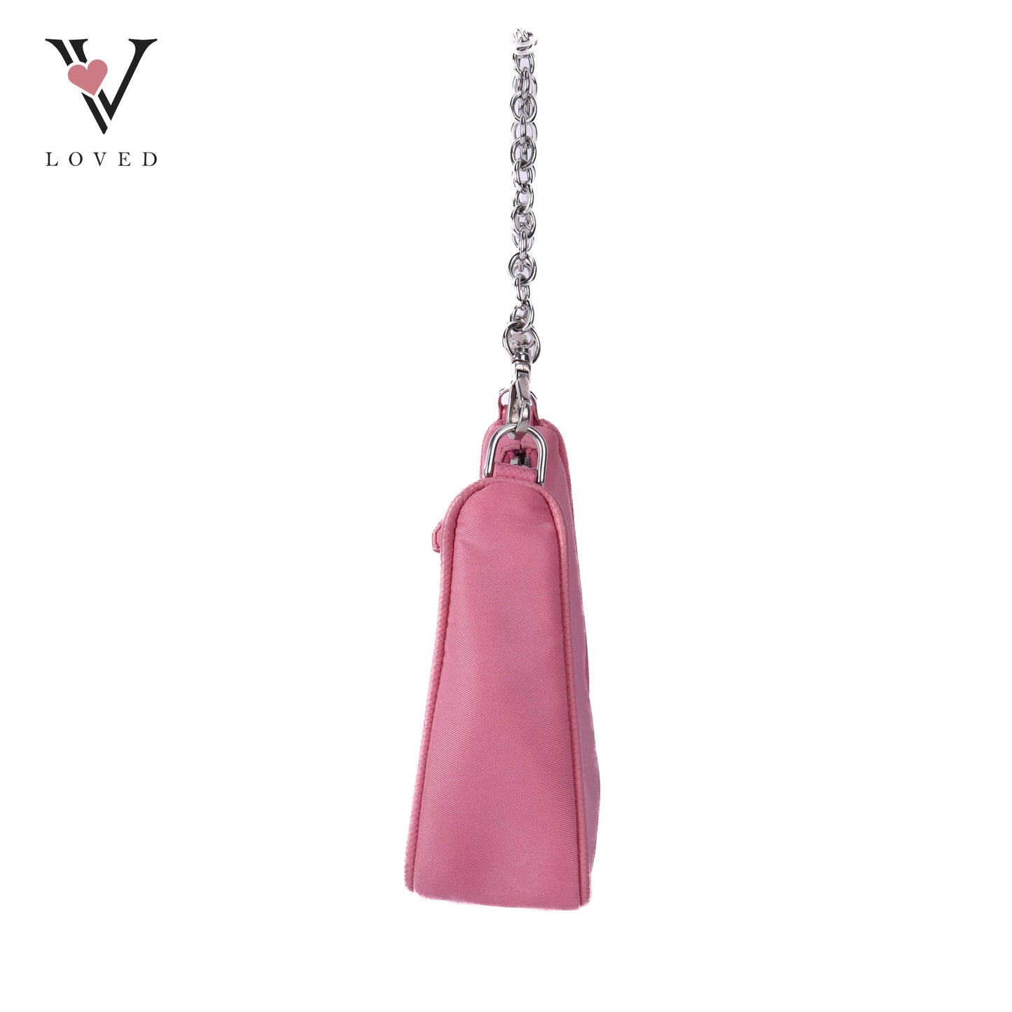 Tessuto Nylon Saffiano Mini Re-Edition 2000 In Begonia