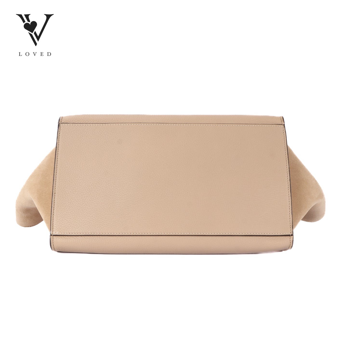 Trapeze In Drummed Calfskin Suede Leather