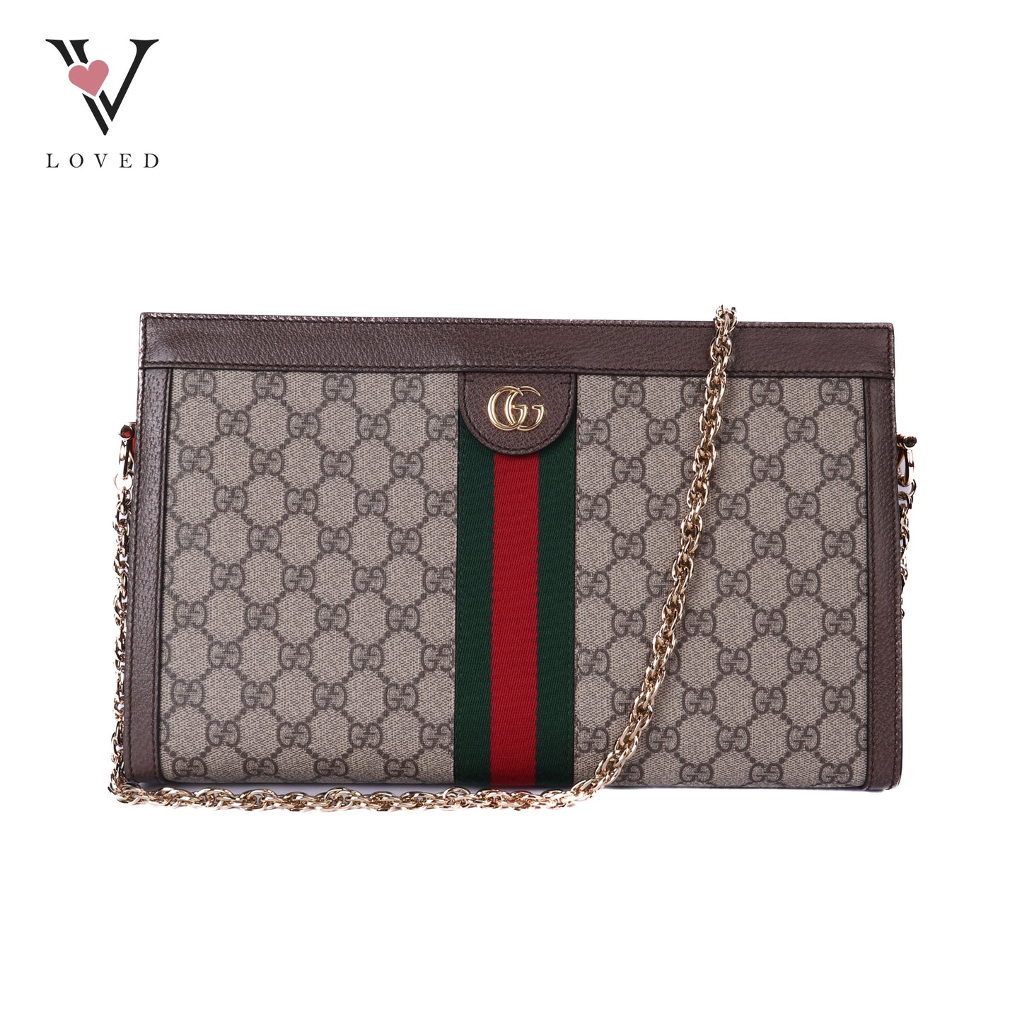 GG Supreme Sherry Line Ophidia Medium Shoulder Bag