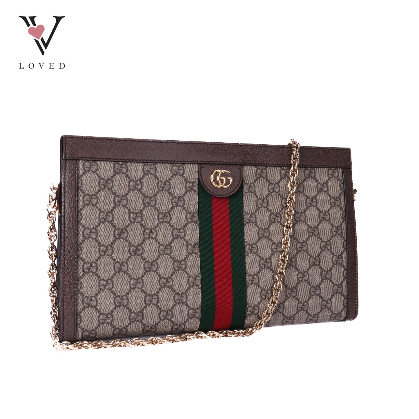 GG Supreme Sherry Line Ophidia Medium Shoulder Bag
