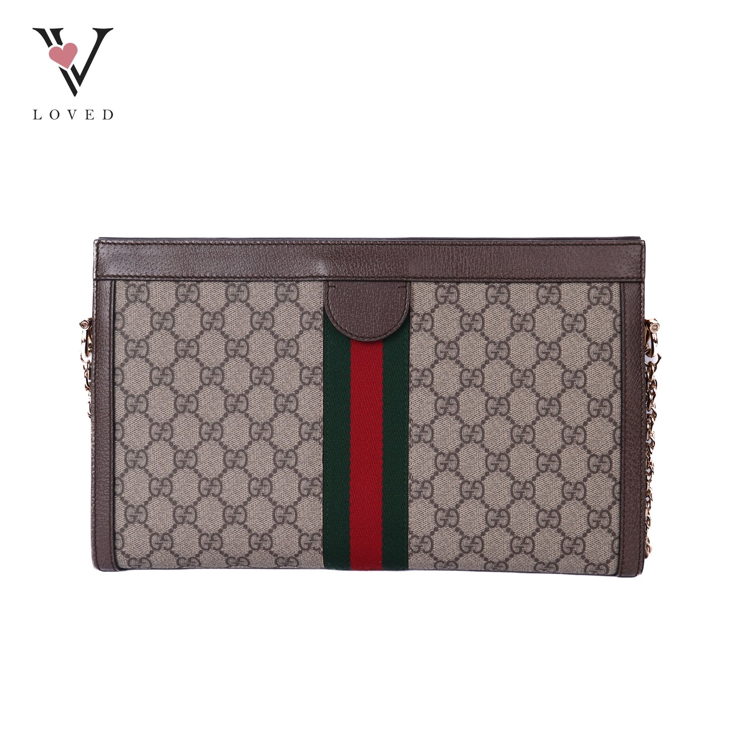 GG Supreme Sherry Line Ophidia Medium Shoulder Bag