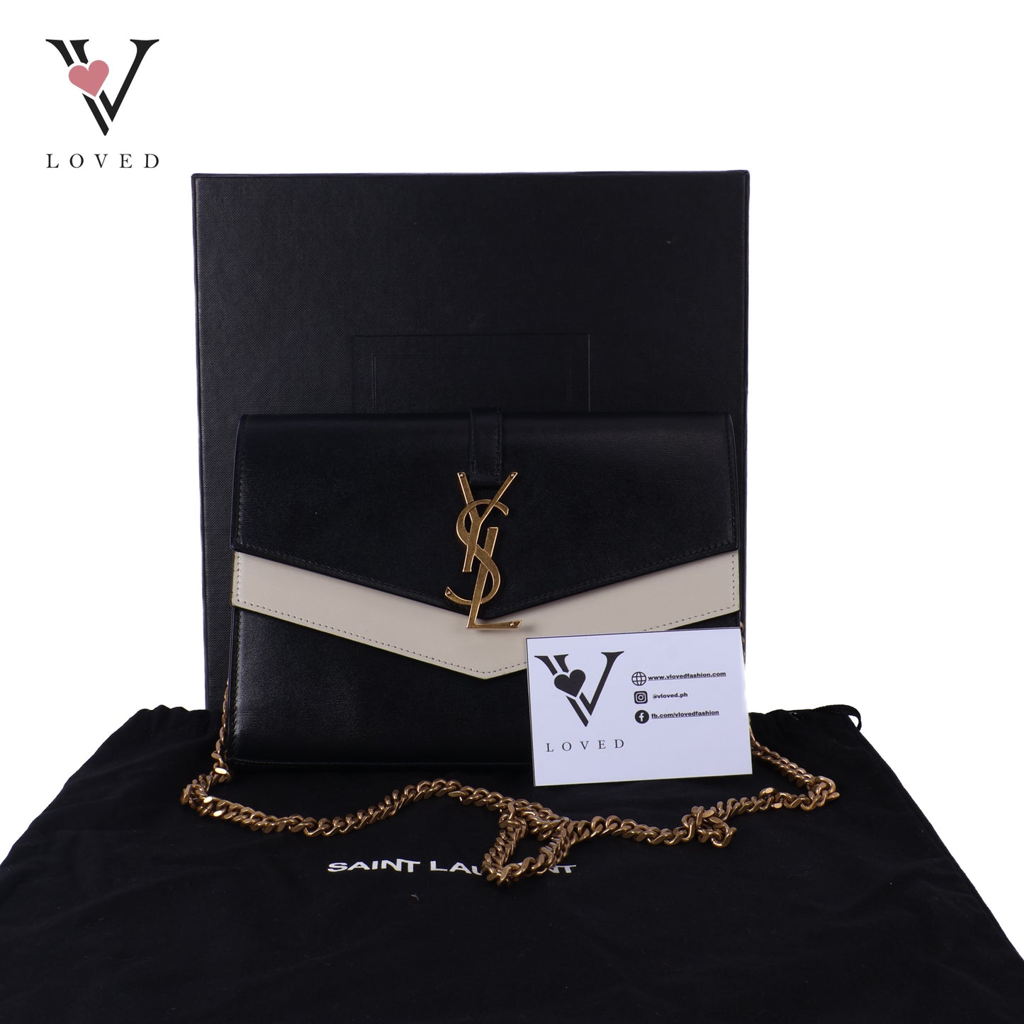 Smooth Calfskin Monogram Sulpice Chain Wallet