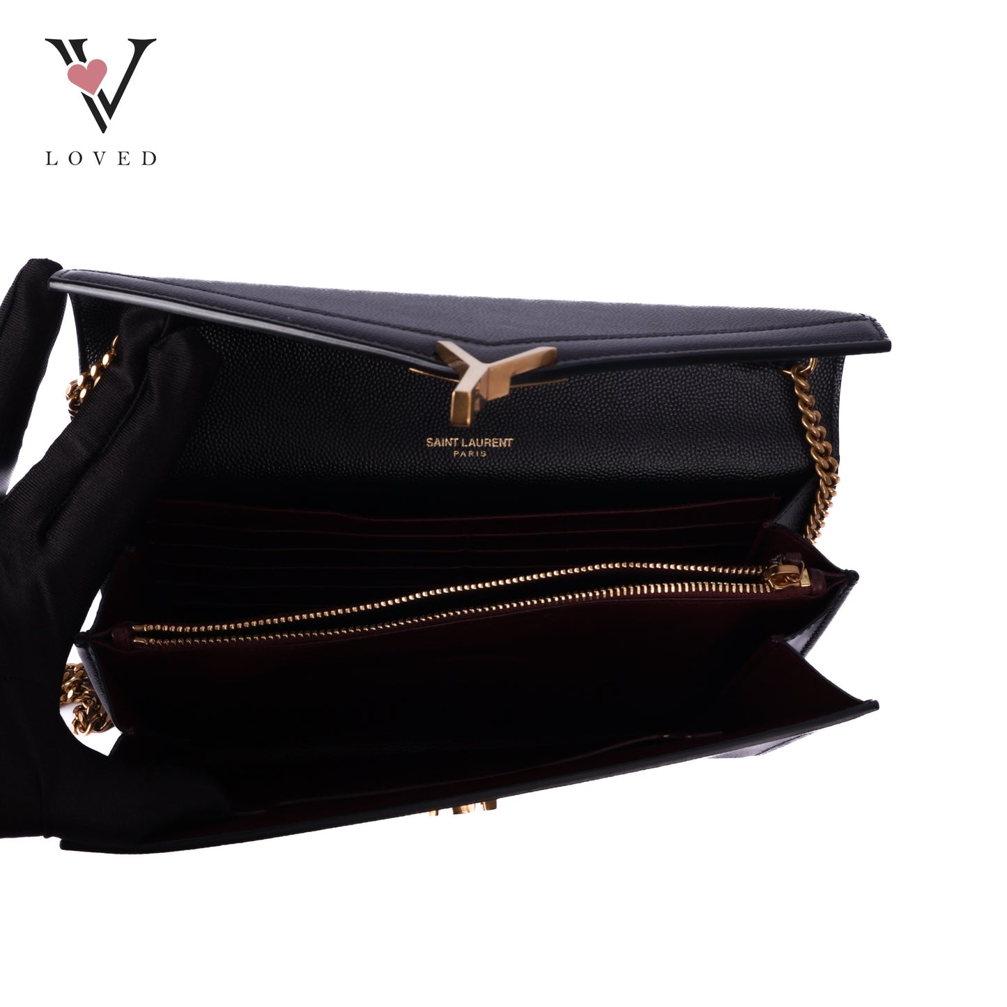 Grain De Poudre Monogram Cassandra Clasp Bag