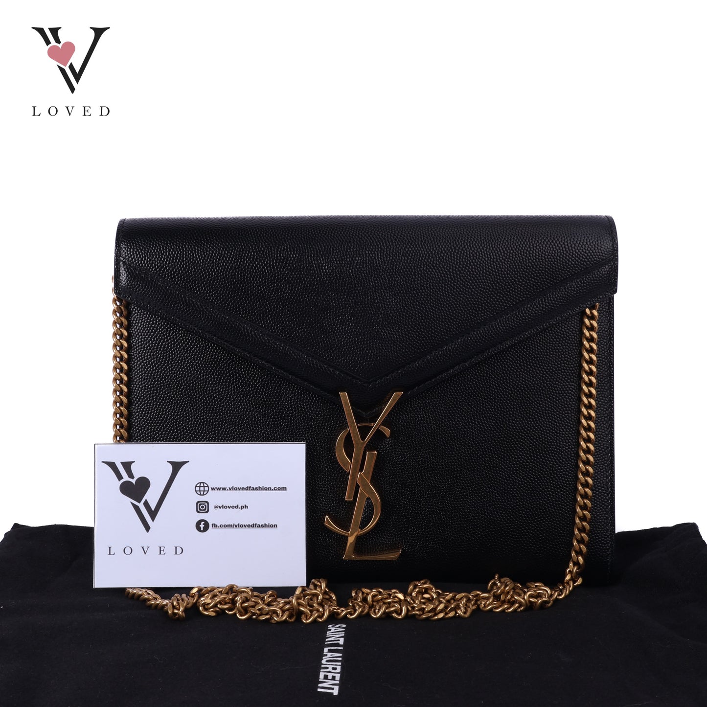 Grain De Poudre Monogram Cassandra Clasp Bag