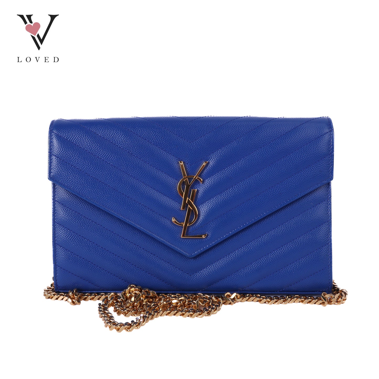 Cassandre Envelope Wallet On Chain Blue