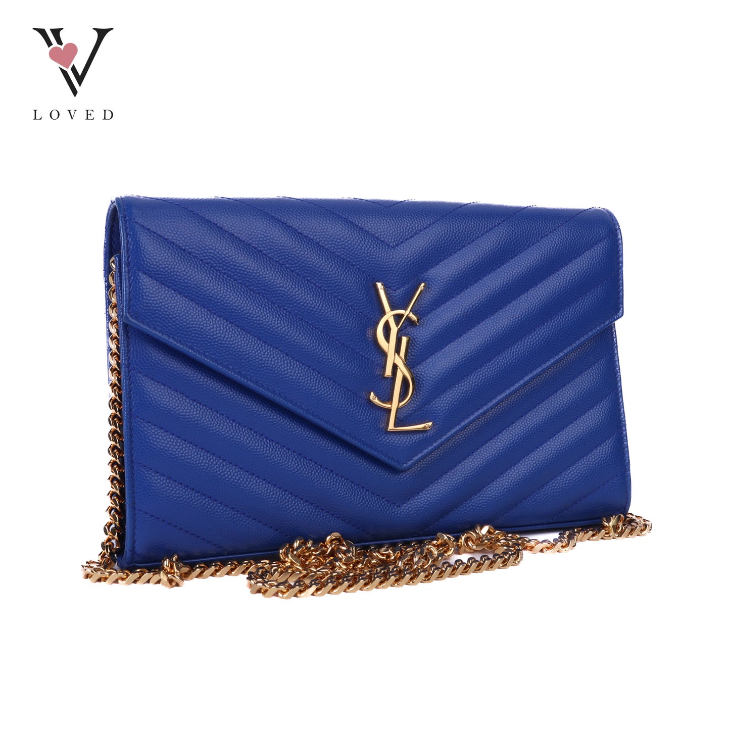 Cassandre Envelope Wallet On Chain Blue