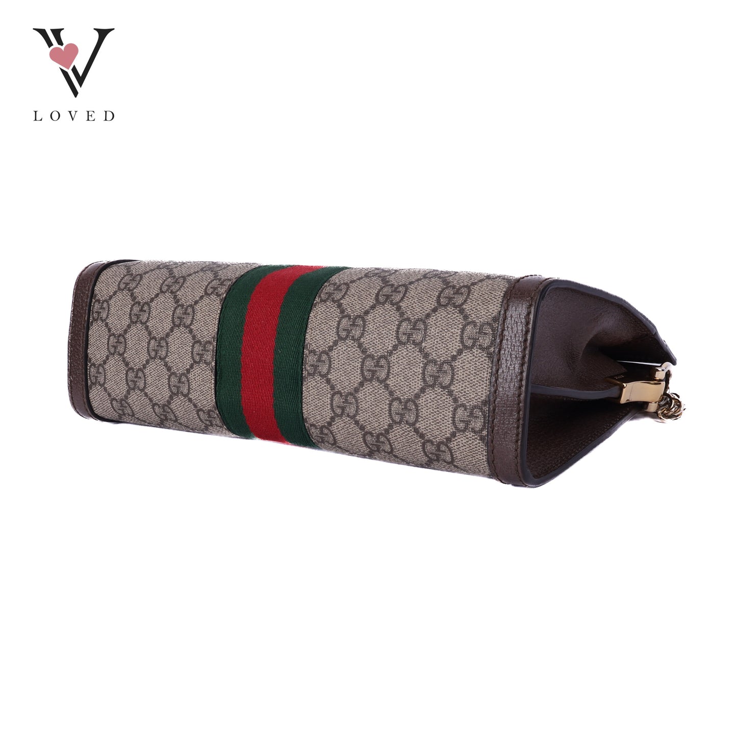 GG Supreme Sherry Line Ophidia Small Shoulder Bag