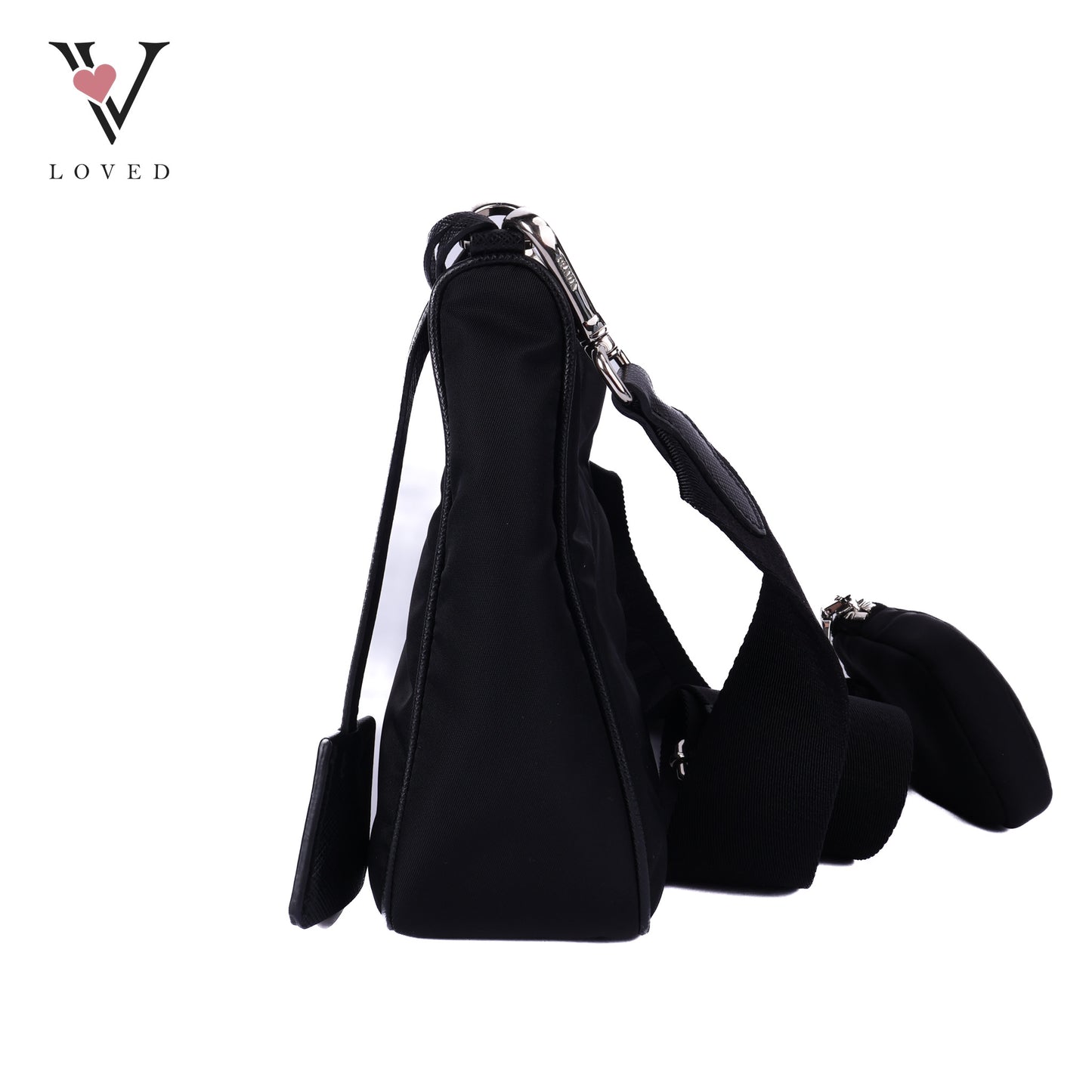 Black Nylon Re-Edition 2005 Shoulder Bag