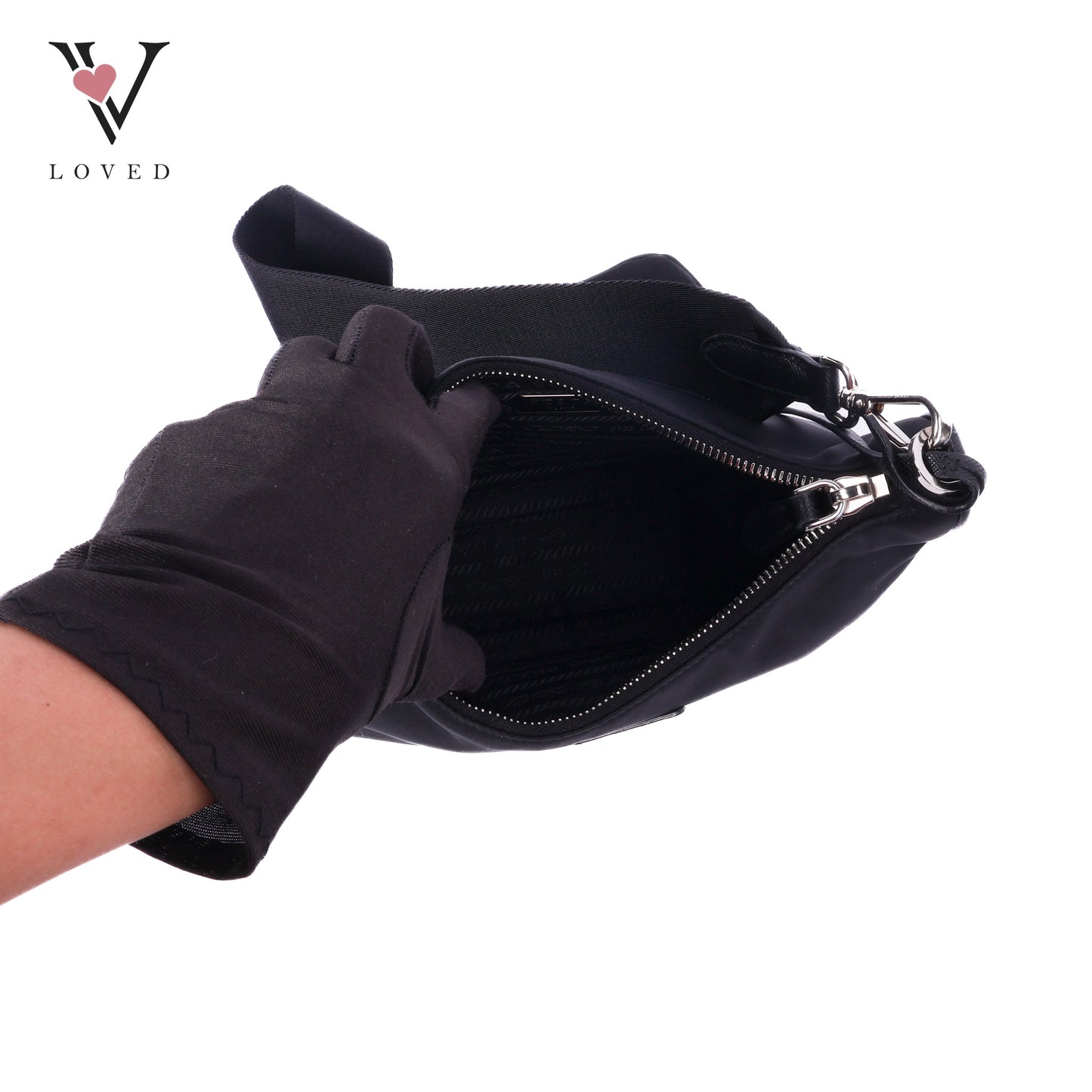 Black Nylon Re-Edition 2005 Shoulder Bag