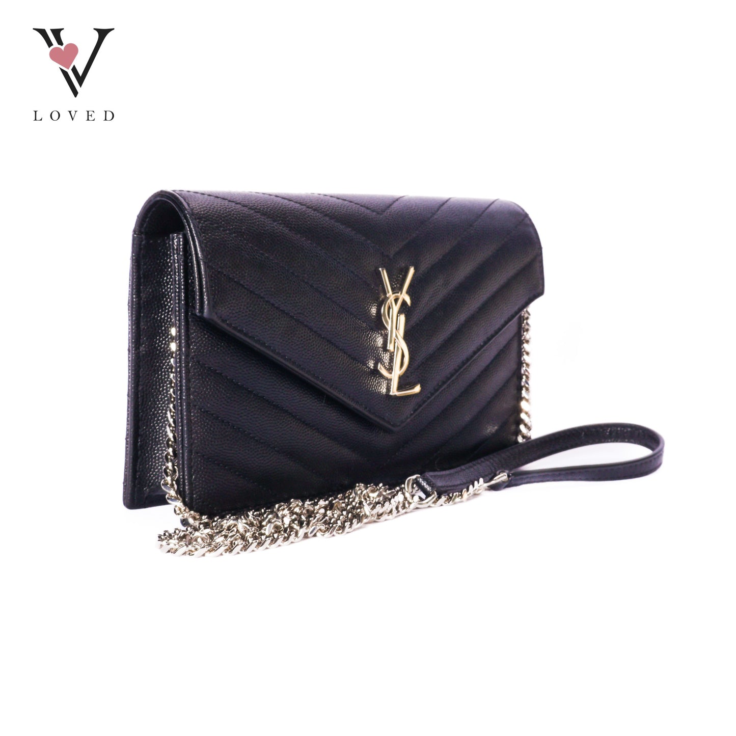 Cassandre Envelope Wallet On Chain Black Small