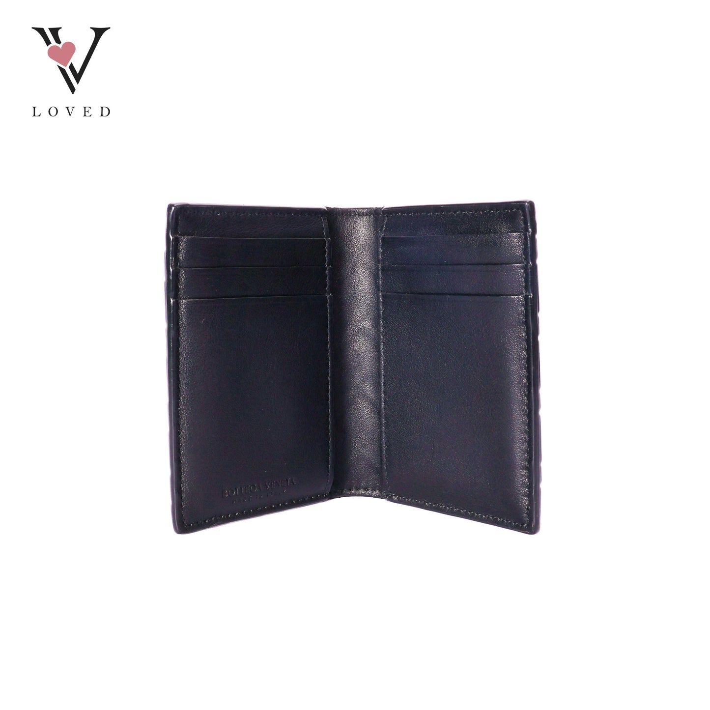Intrecciato Flap Card Case
