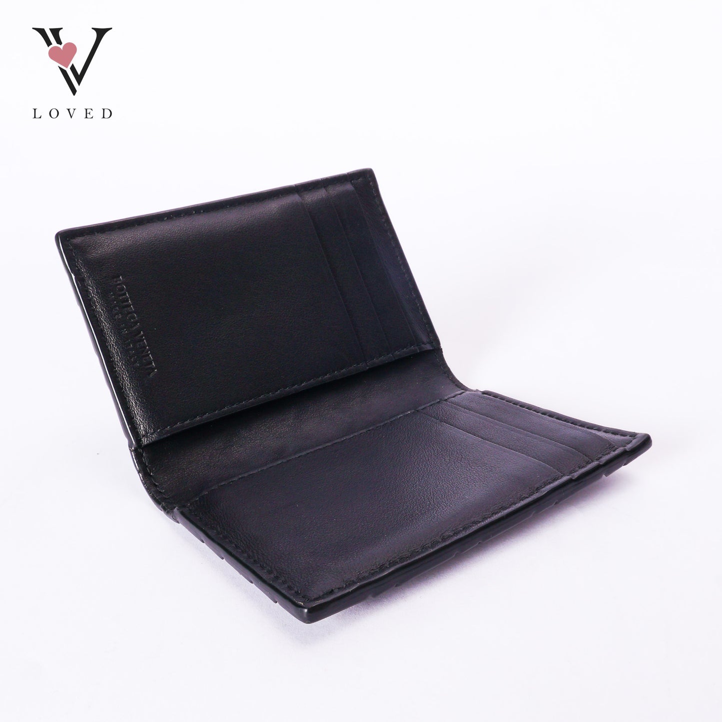 Intrecciato Flap Card Case