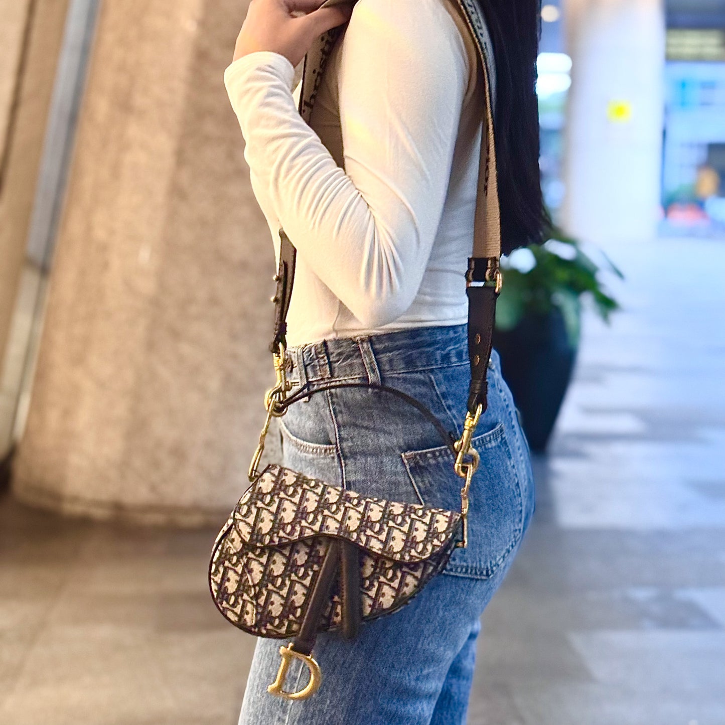 Oblique Saddle Mini Bag