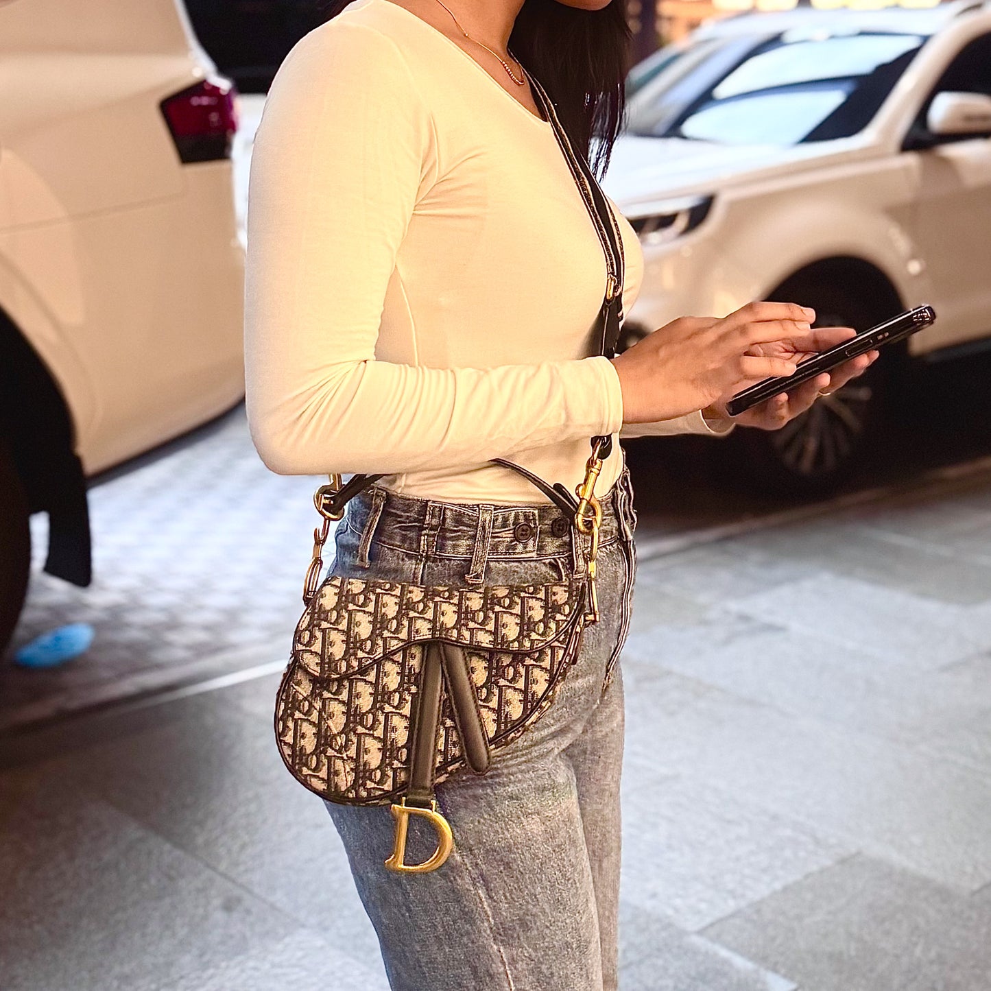 Oblique Saddle Mini Bag