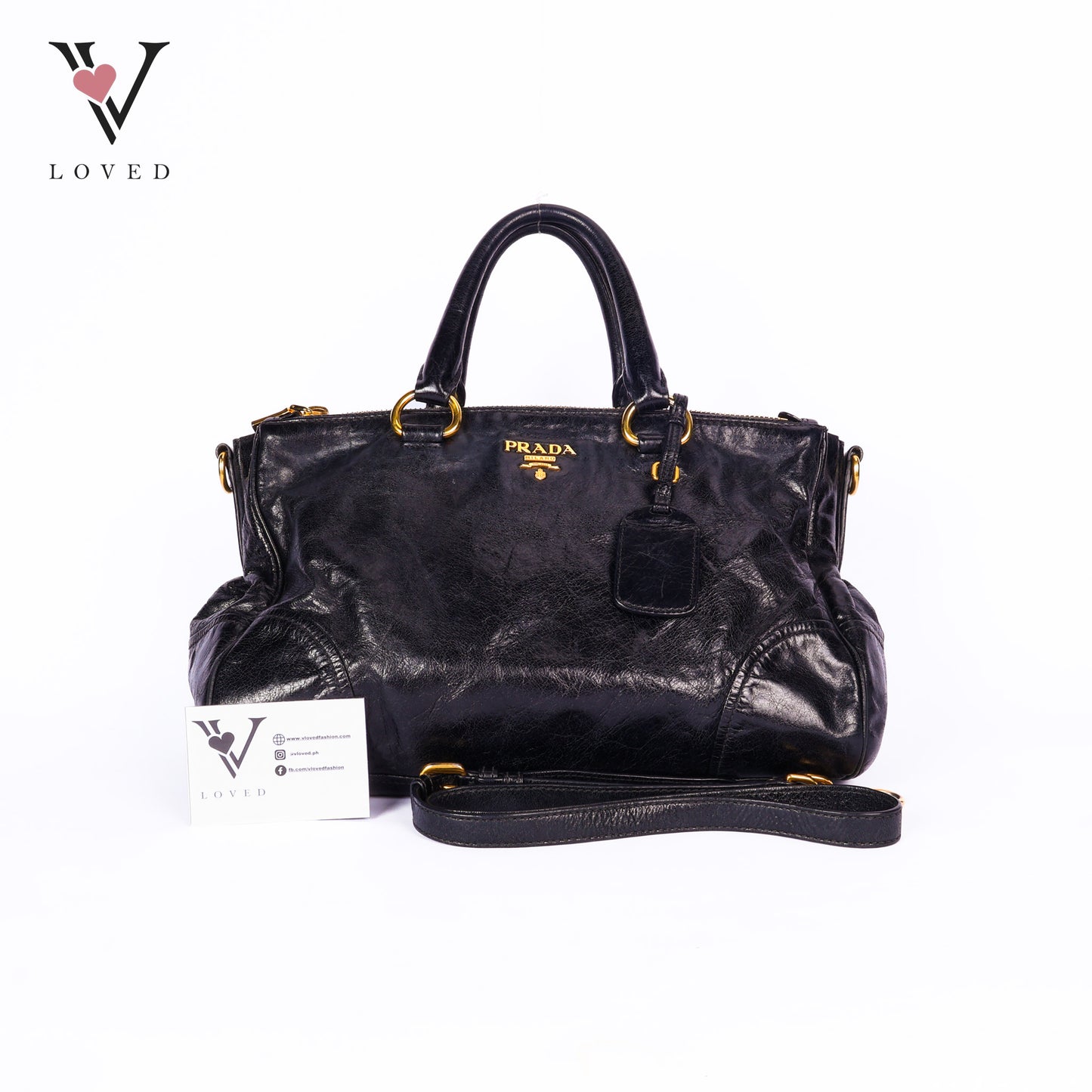 Vitello Shine Two-way Bag