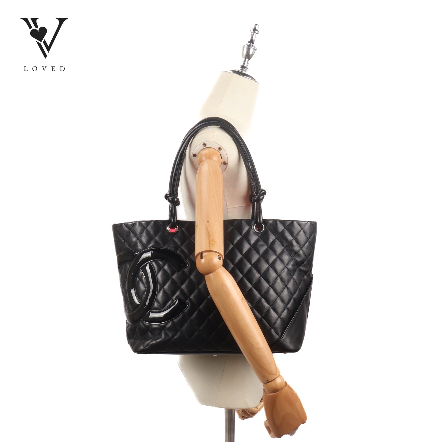 Cambon In Black Quilted