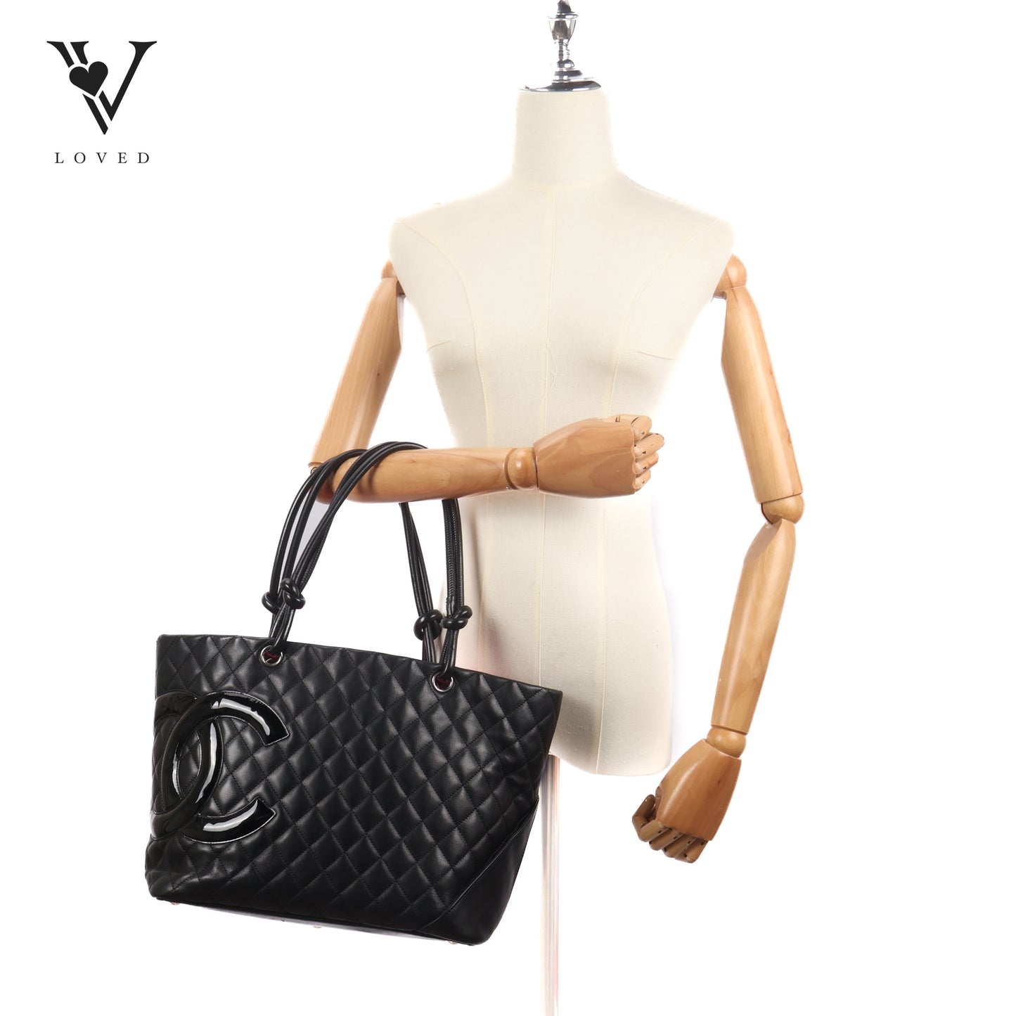 Cambon In Black Quilted