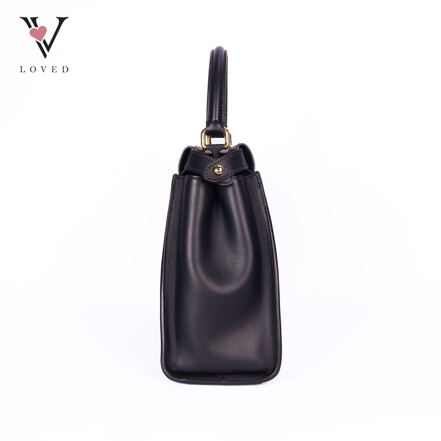 Peekaboo Soft Large Leather Black