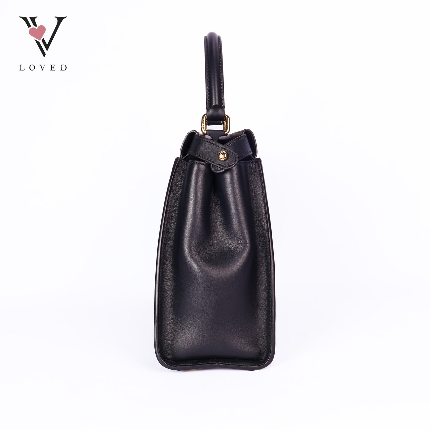 Peekaboo Soft Large Leather Black